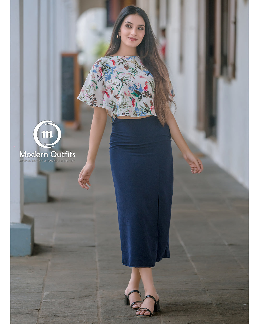 Nowa Kaftan Top & Tide Skirt