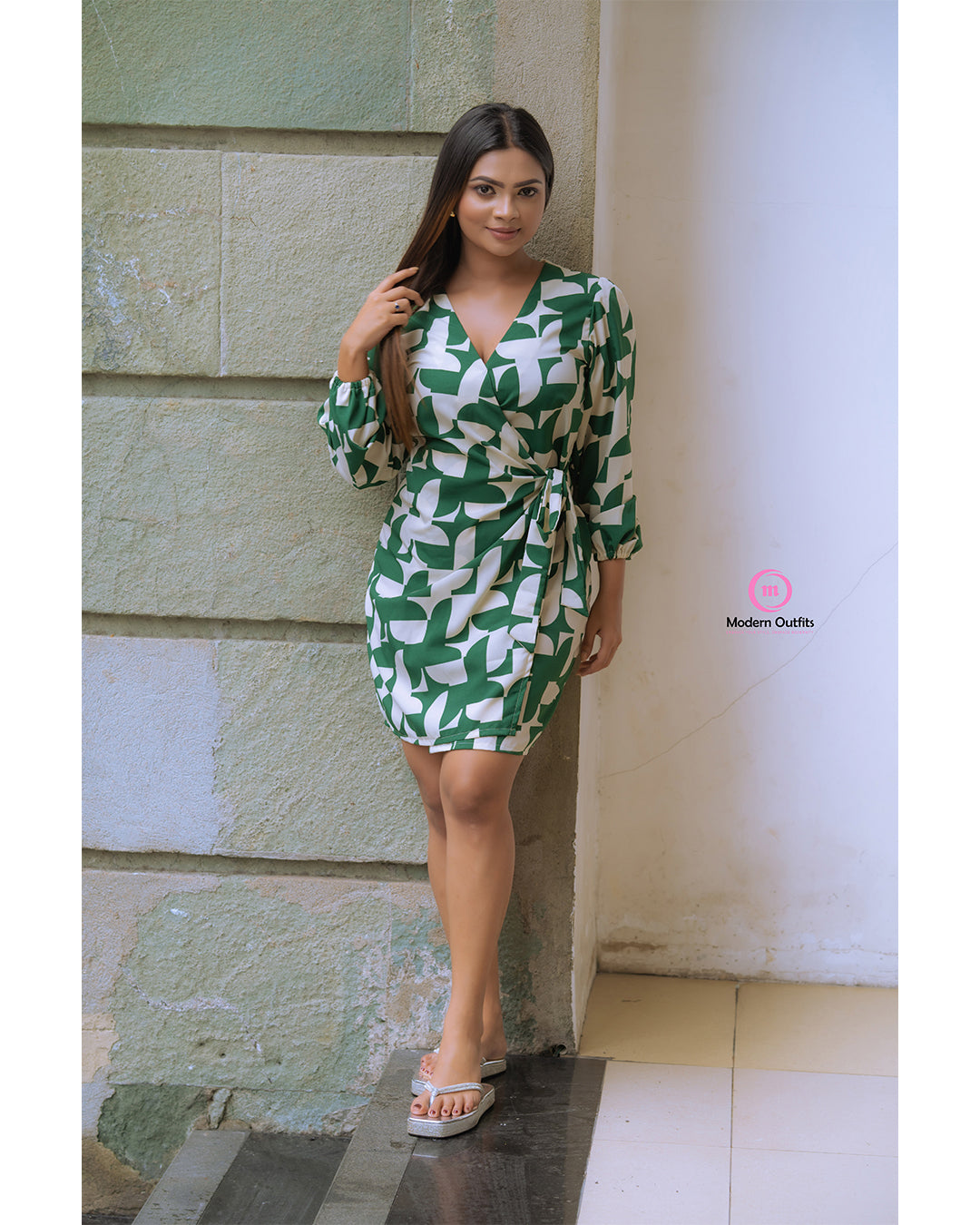 Valentina Cross Over Mini Dress