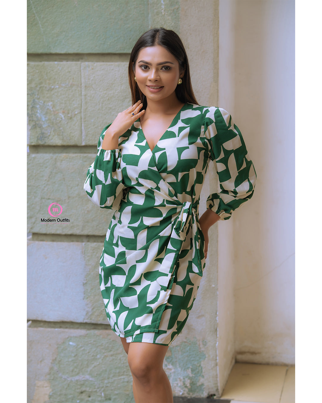 Valentina Cross Over Mini Dress
